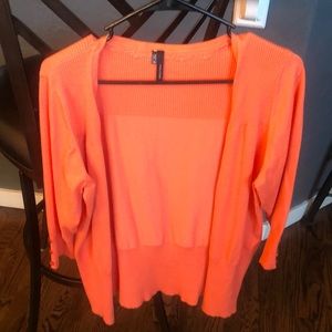 Coral 3/4 sleeve cardigan